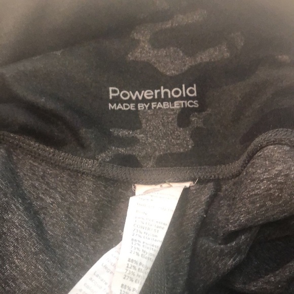 Fabletics Powerhold camo leggings black grey green - Picture 6 of 9